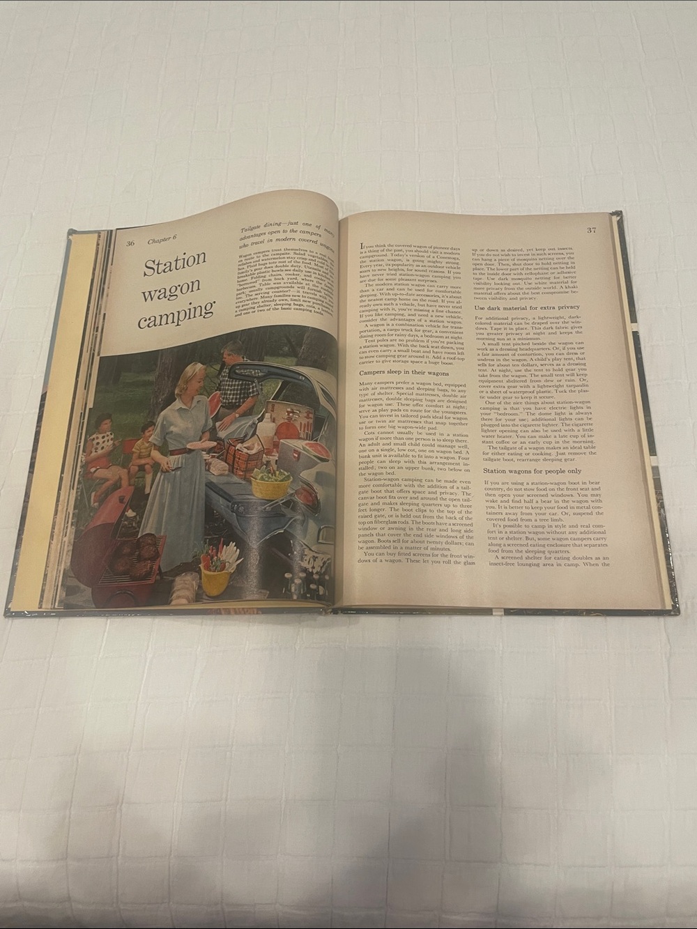 Vintage 1961 first edition Better Homes & Gardens FAMILY CAMPING Hardcover Book - Picture 11 of 16